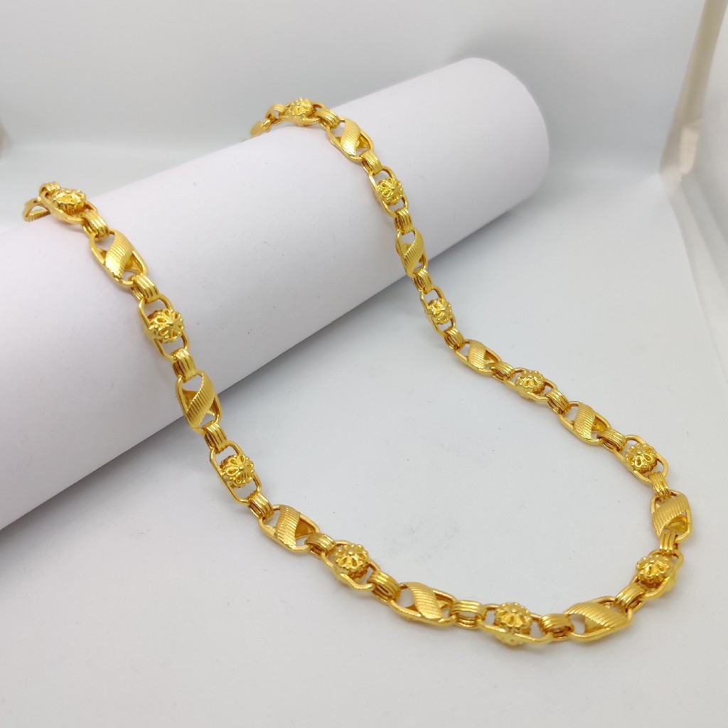 916 gold fancy gent's info italian chain