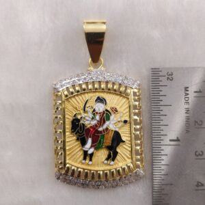 916 Gold Fancy Gent's Meladi Maa Pendant