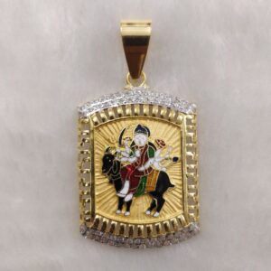 916 Gold Fancy Gent's Meladi Maa Pendant