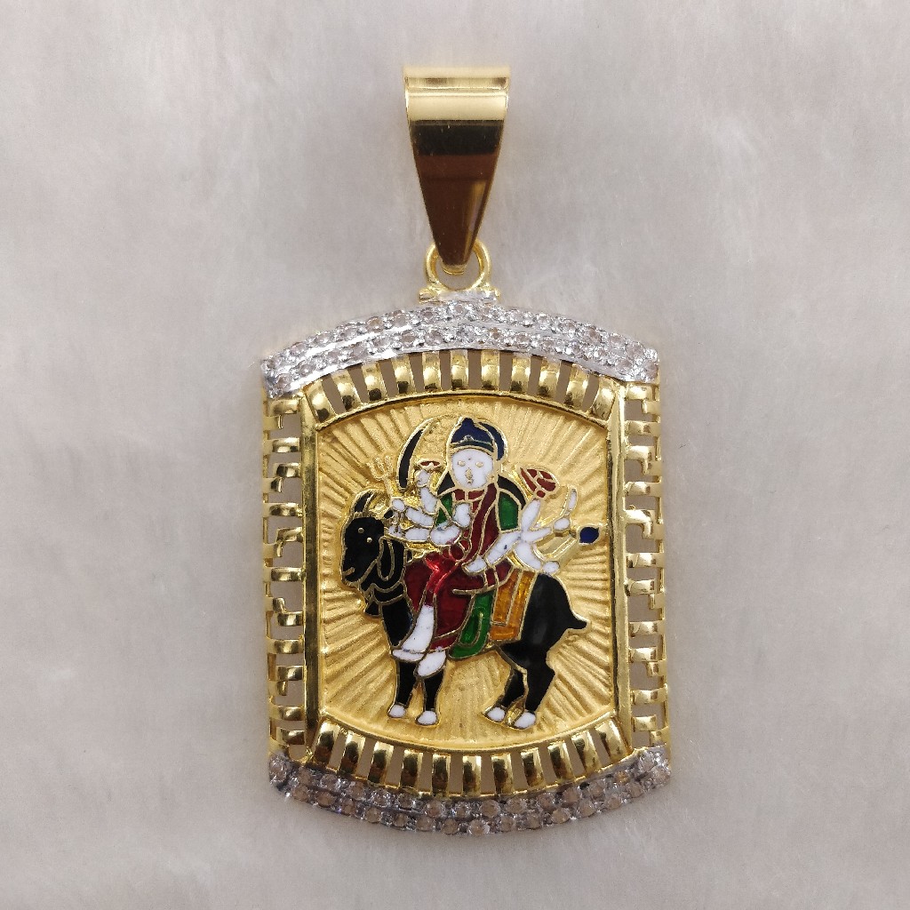 916 Gold Fancy Gent's Meladi Maa Pendant