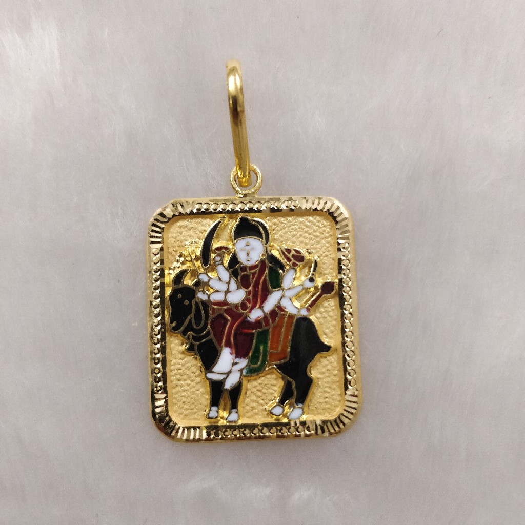 916 Gold Fancy Gent's Meladi Maa Pendant