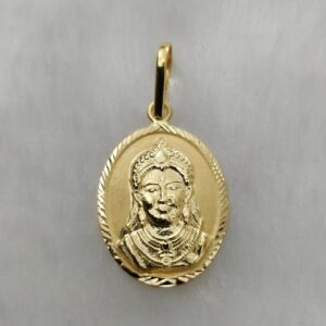 916 Gold Fancy Gent's Chehar Maa Pendant