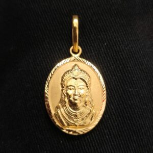 916 Gold Fancy Gent's Chehar Maa Pendant