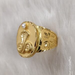 916 Gold Fancy Gent's Goga Maharaj Ring