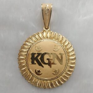 916 Gold Fancy Gent's Pendant