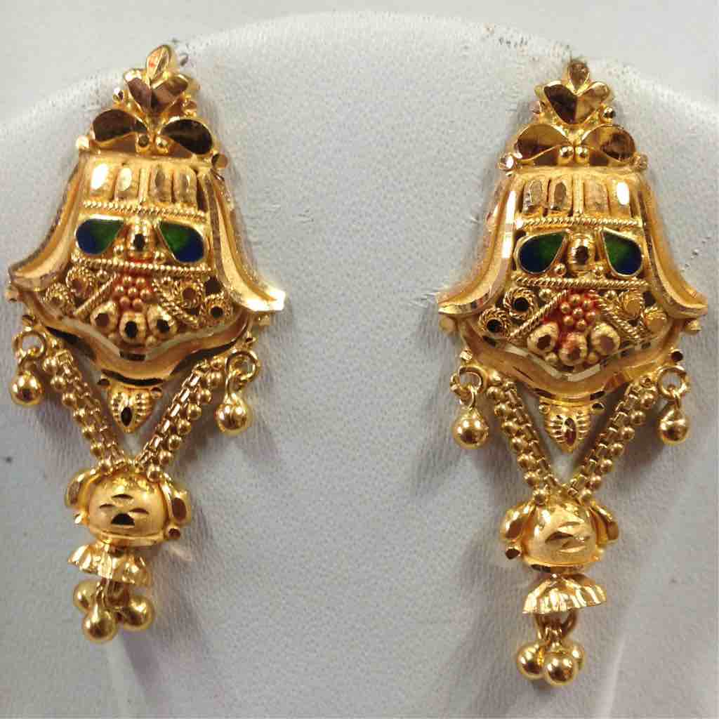 916 Gold Antique Ladies earring