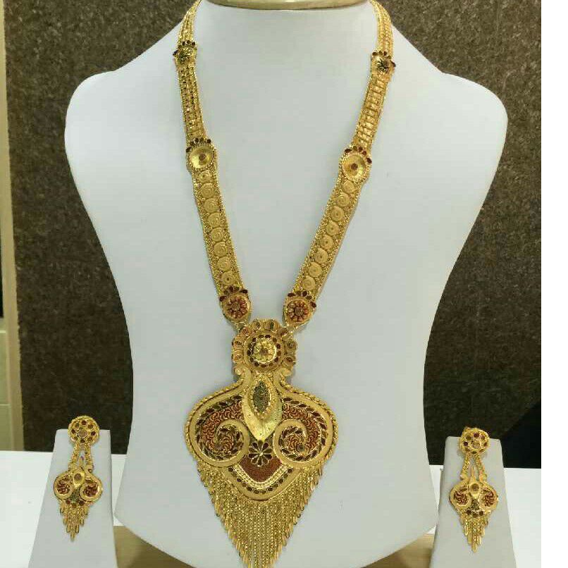 22K/916 Gold Designer Necklace Set
