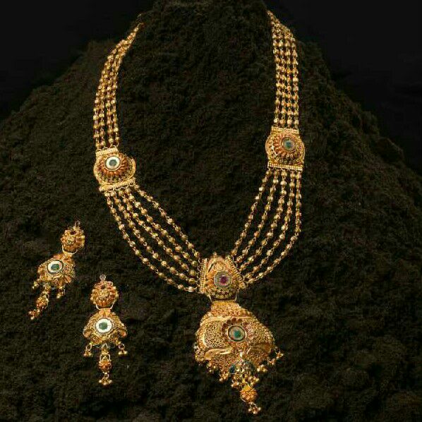 916 Gold Fancy Ladies Mug Mala Set