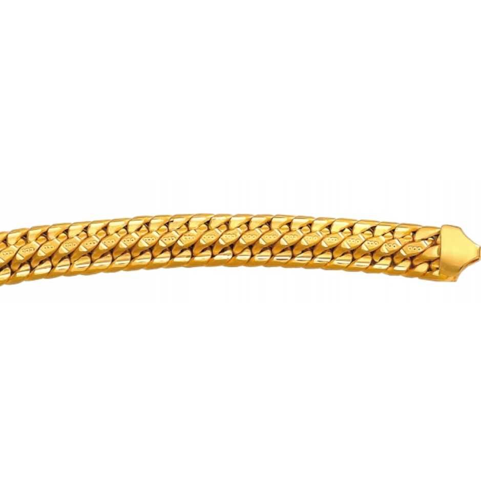 22k Modern Gold Gents Chain