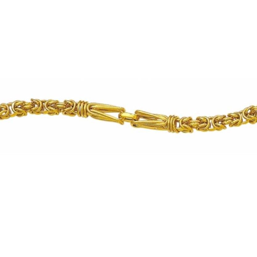 22k Gold Fancy Gents Chain