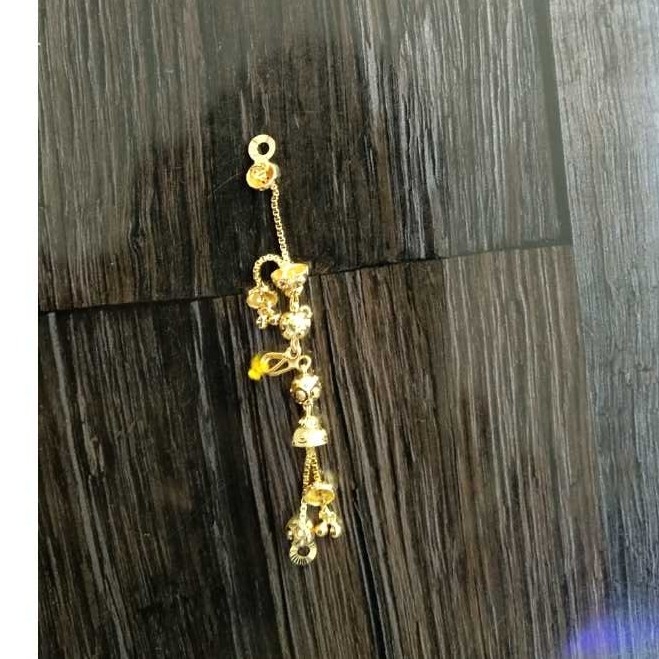 22KT Gold Jhumar Butti