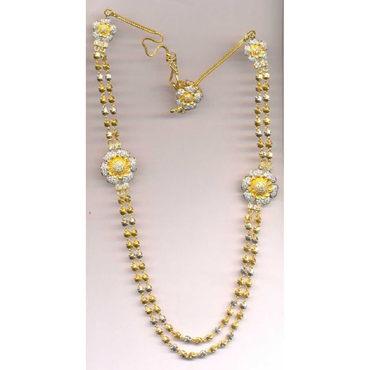 22KT Gold Ladies Fancy Necklace Set