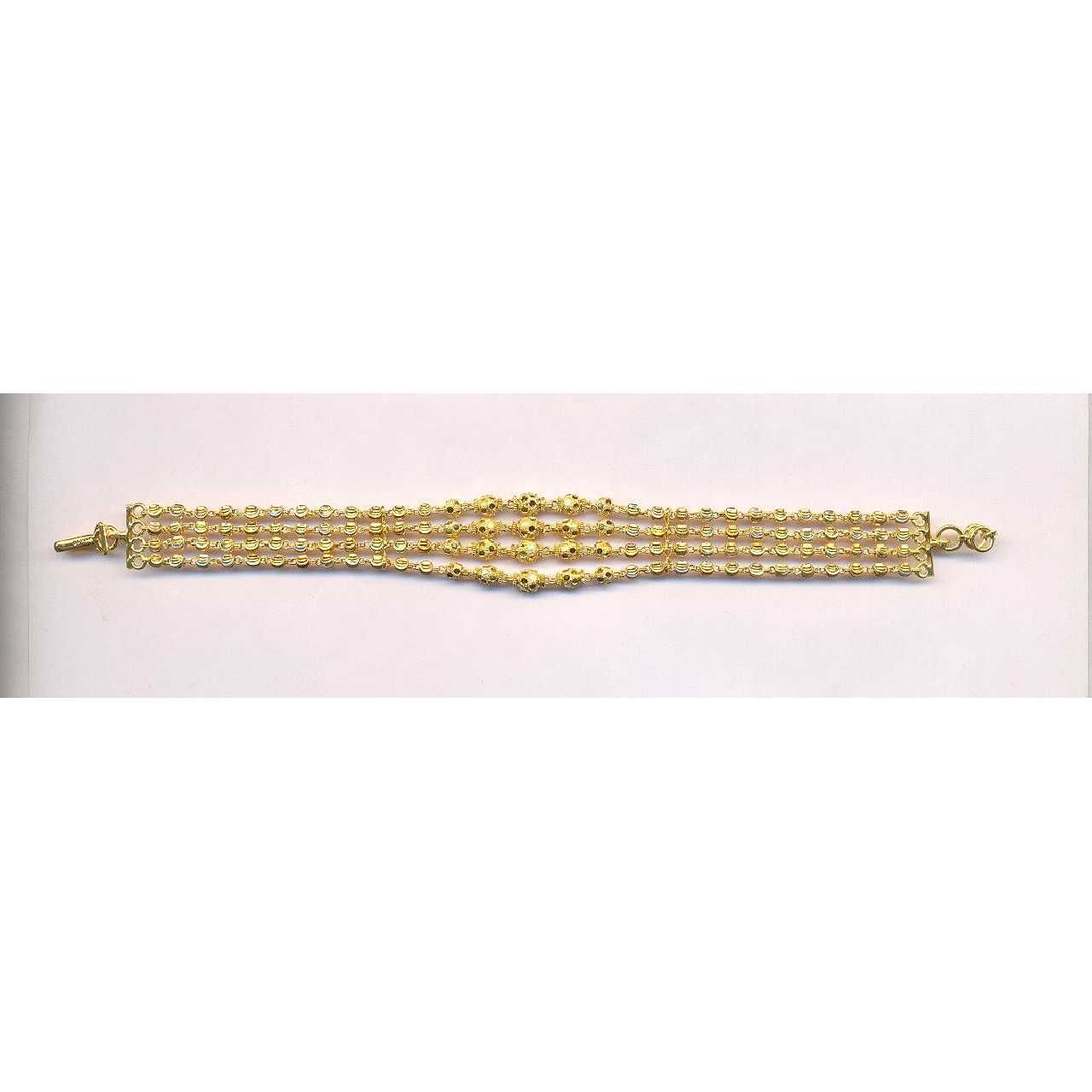 22KT Gold Vertical Ladies Indian Bracelet
