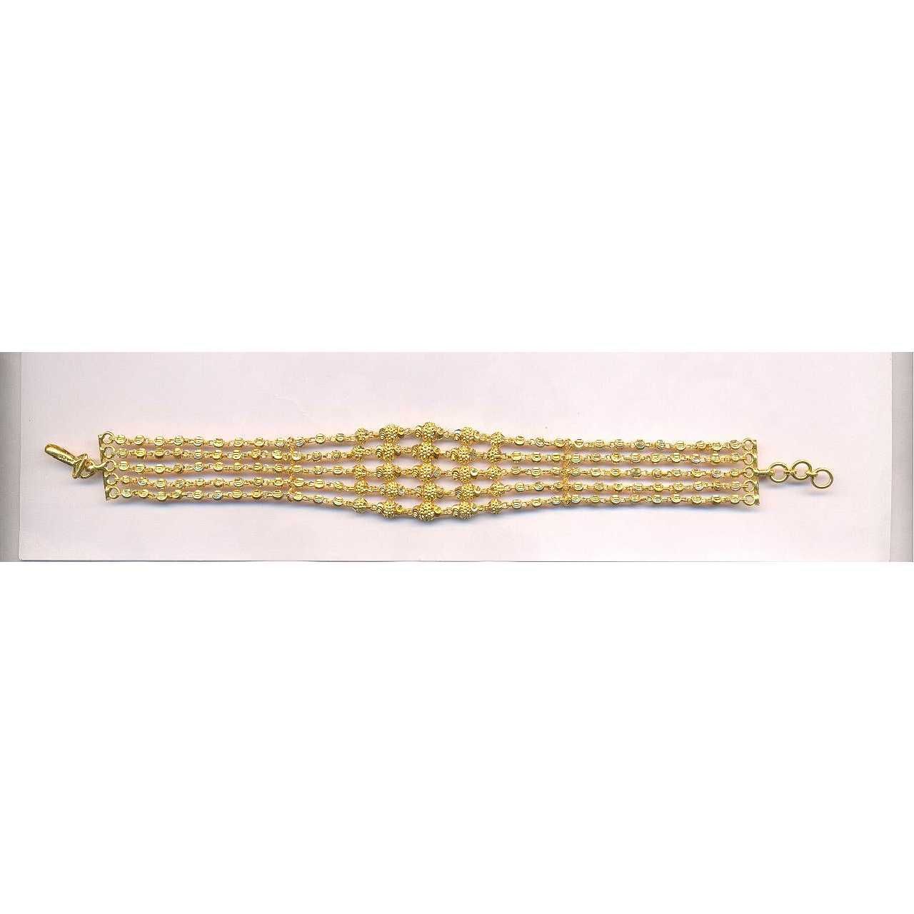 916 Gold Ladies Designer Bracelet Yellow