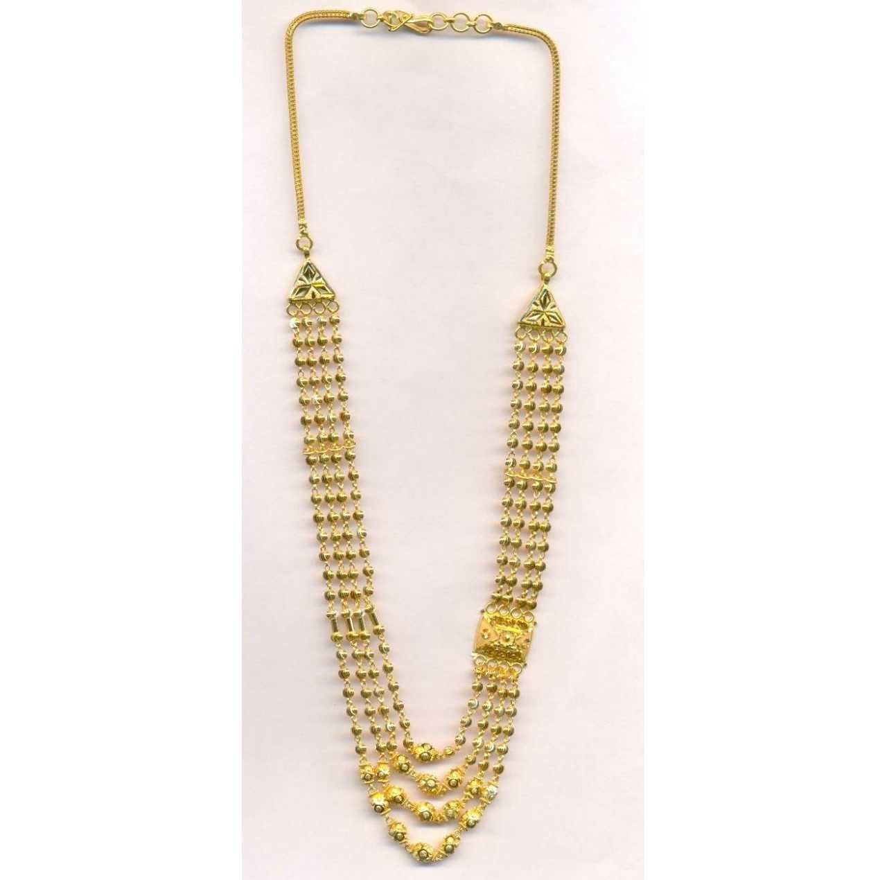 916 Gold Ladies Indian Fancy Necklace