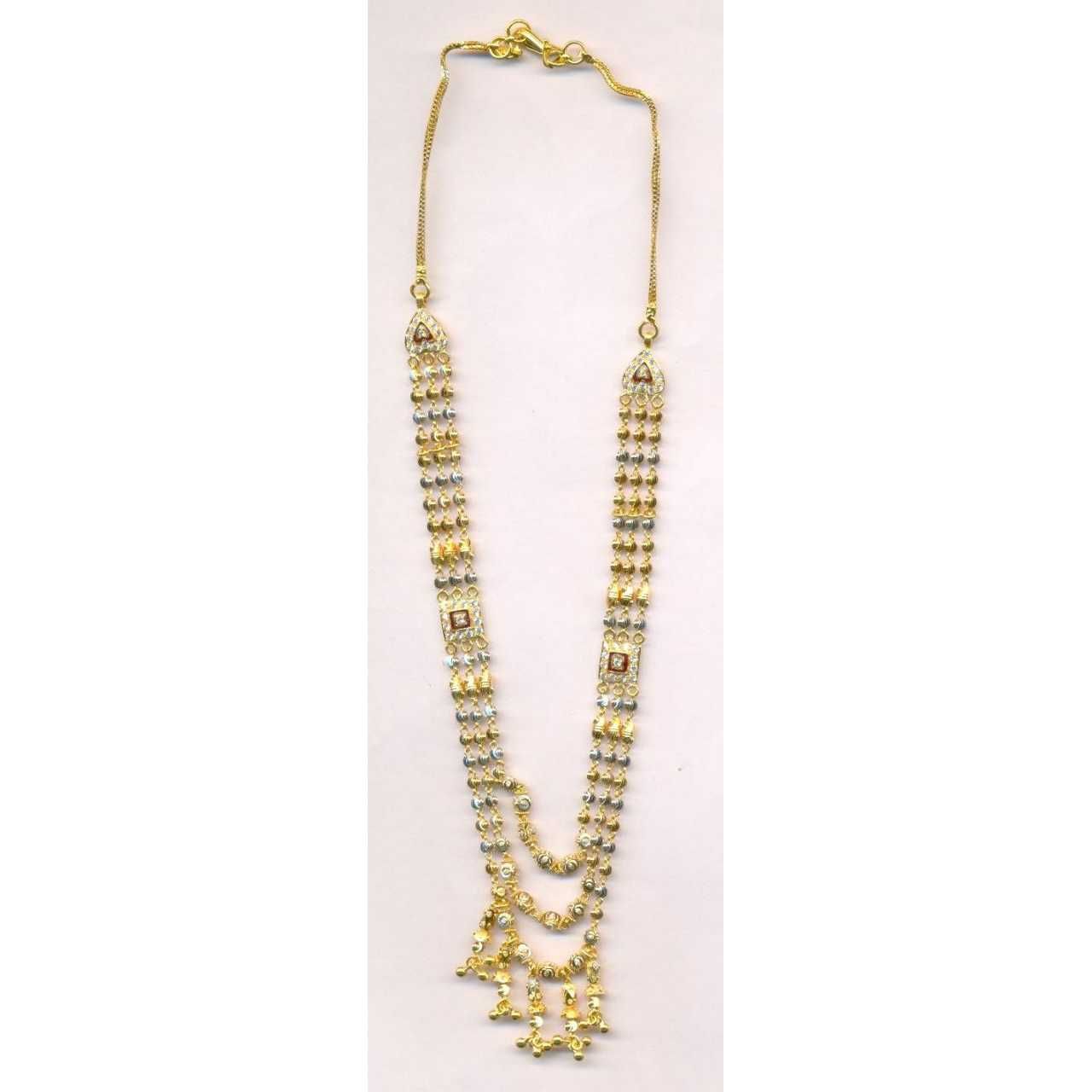 22KT Gold Ladies Indian Fancy Necklace