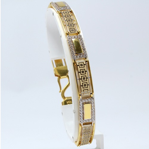 916 Gold Fancy Casting Bracelet JDC-3997