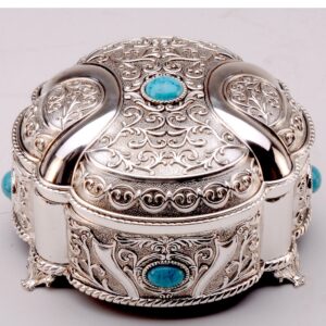 Fancy Silver Plated Box