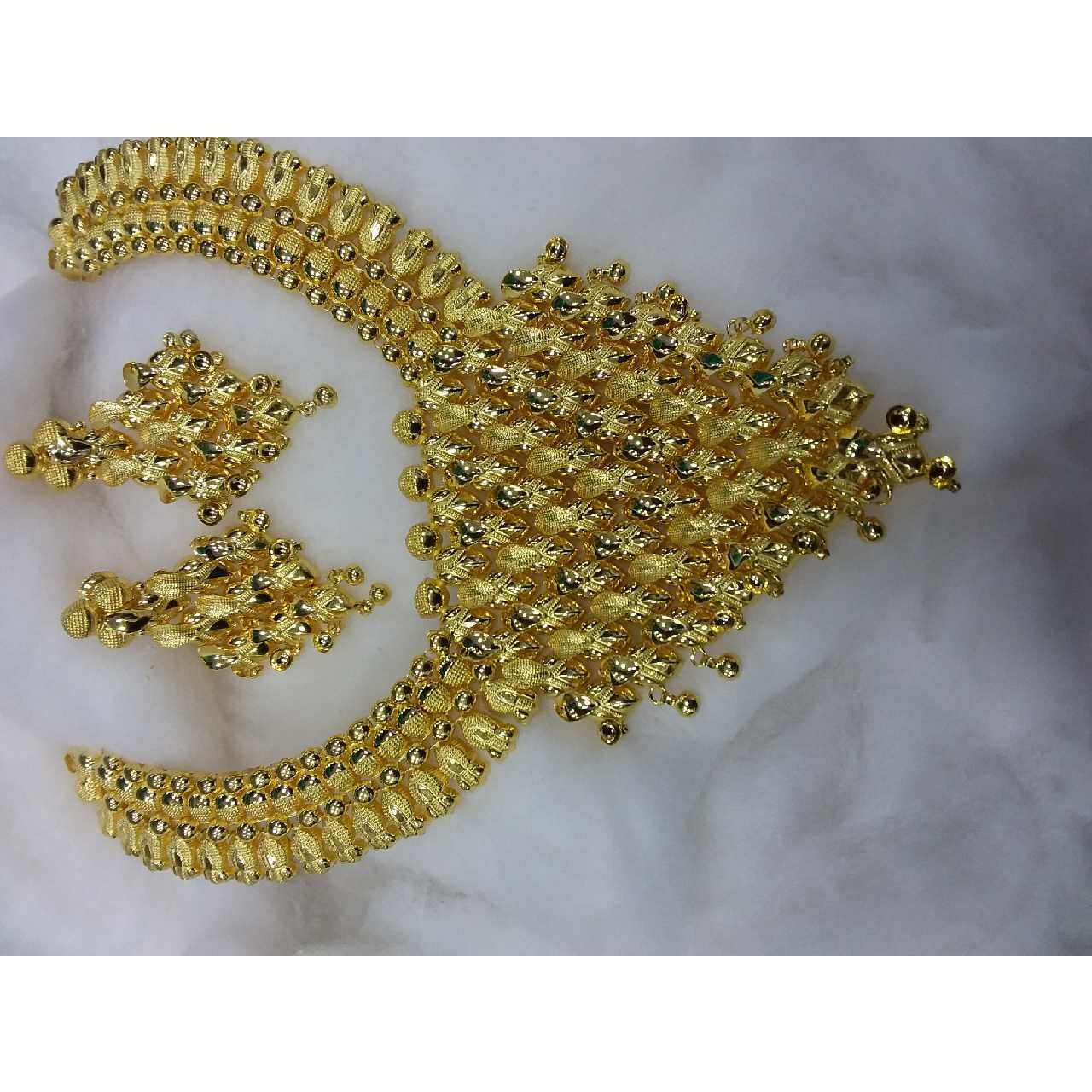 916 Gold Ladies Necklace Set