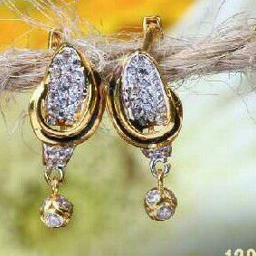 18kt Gold Classic Fancy Earrings