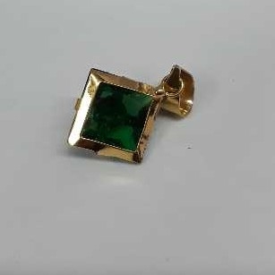 18KT Gold Jewellery Ladies Color Pendant