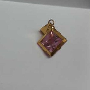 18KT Gold Jewellery Ladies Color Pendant