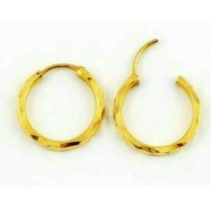 22K Gold Ladies Indian Fancy Bali Yellow