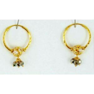 22K Gold Ladies Indian Fancy Bali Yellow