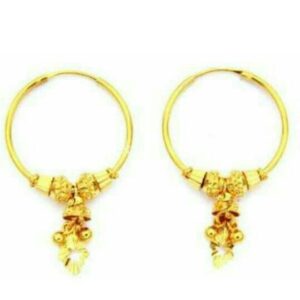 22K Gold Ladies Indian Fancy Bali