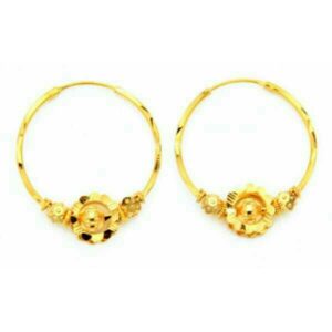 22K Gold Ladies Indian Fancy Bali