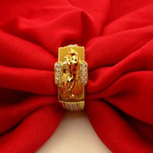 Latest jaguar design 22 kt gents ring