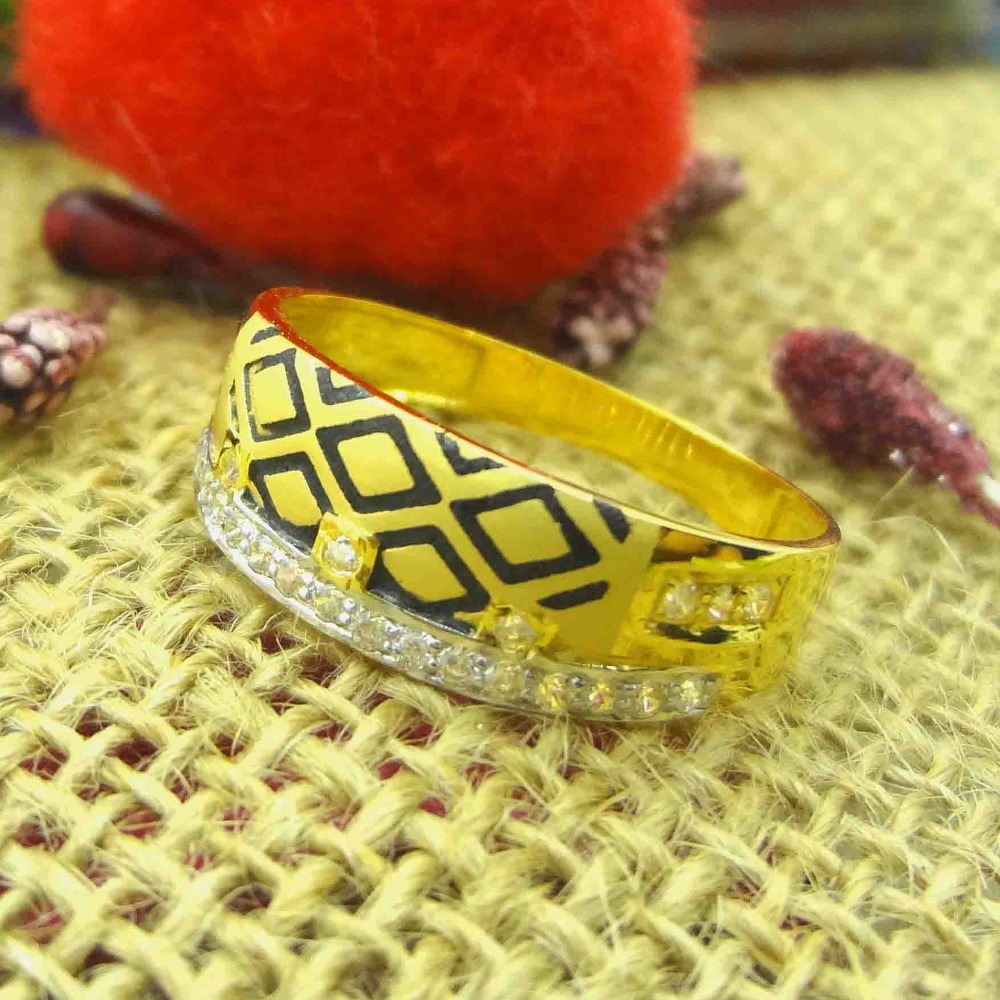 Daily wear 22 kt gold gents ring