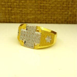 Latest and stylish 22 kt gold gents ring