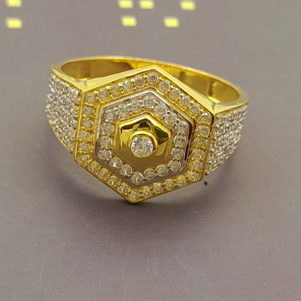 Latest 22 kt gold gents ring