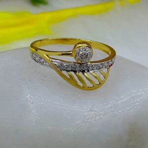 Wedding gift 22kt gold ladies ring