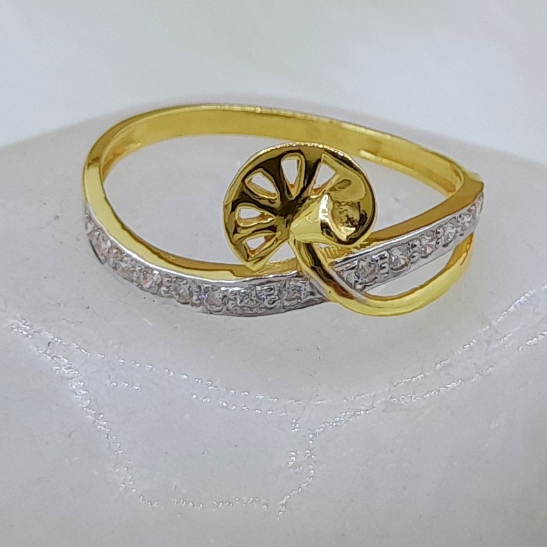 Mucor pattern designer 22kt gold ladies ring - Image 2
