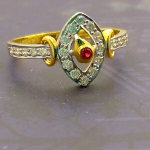 Marquise shape designer 22kt gold ladies ring