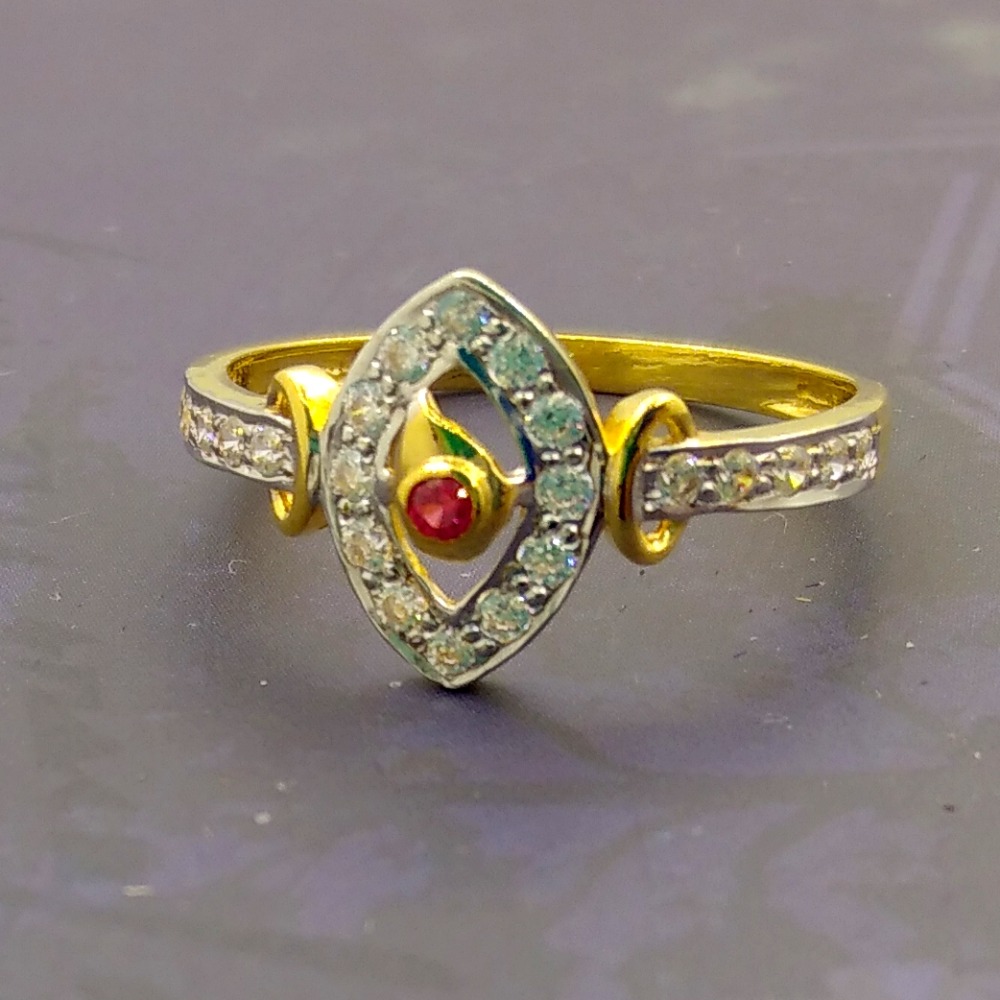 Marquise shape designer 22kt gold ladies ring