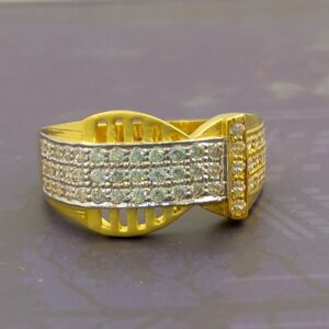 Fancy designer engagement ring