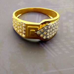 Wedding gift 22kt gold gents ring