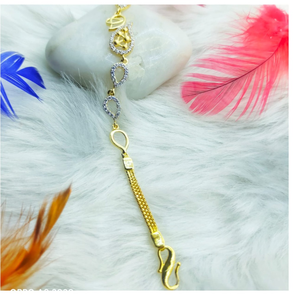 916 gold cz diamond fabulous ladies bracelet