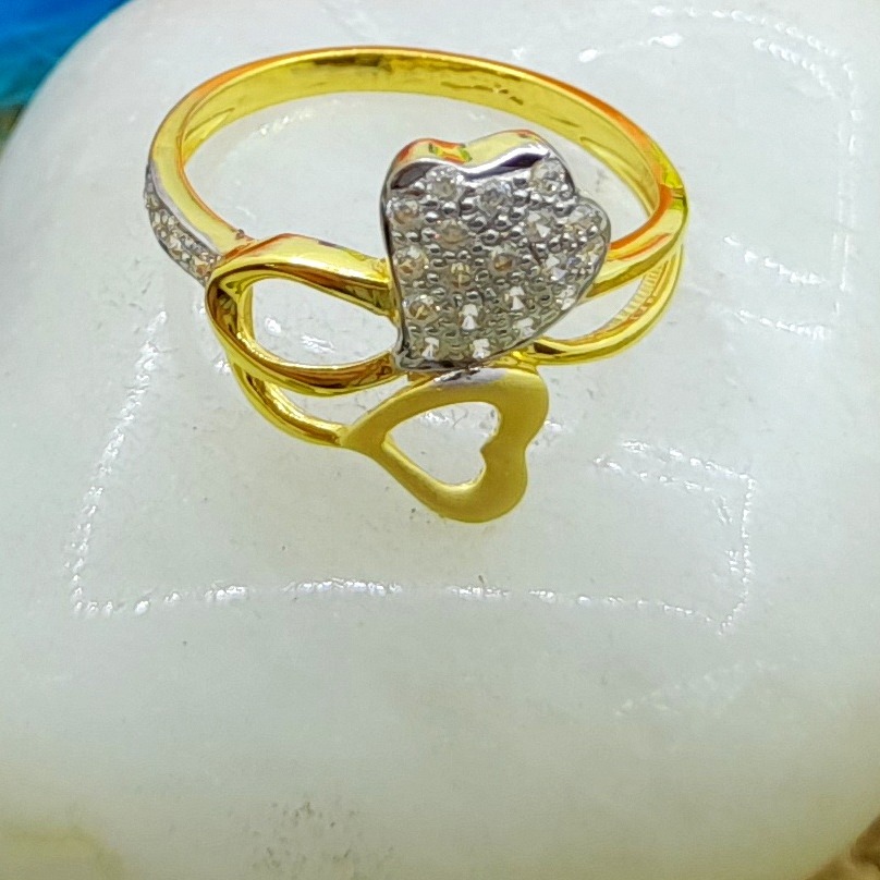 lovely little heart daily wear 22kt ladies ring
