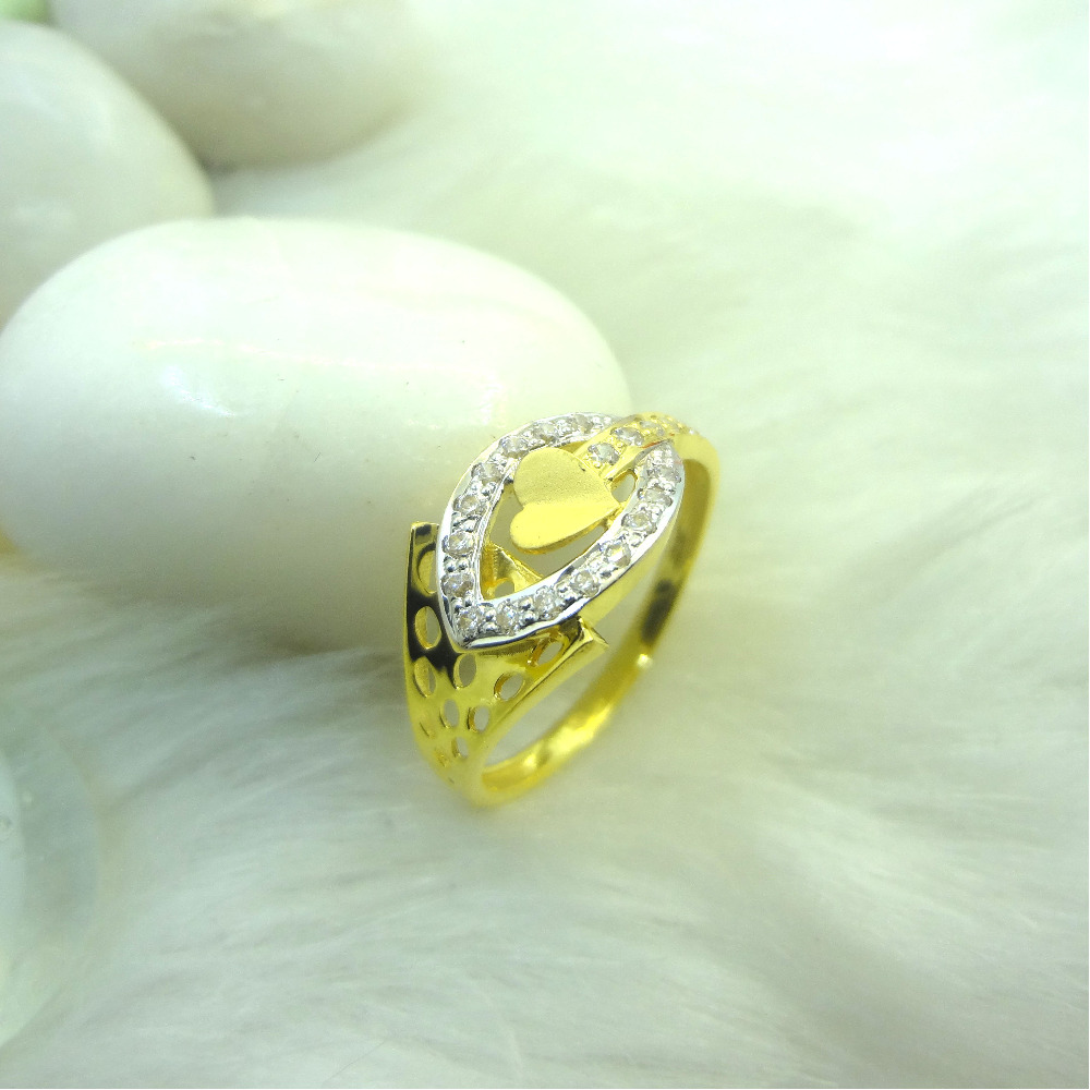 916 gold cz diamond ladies ring