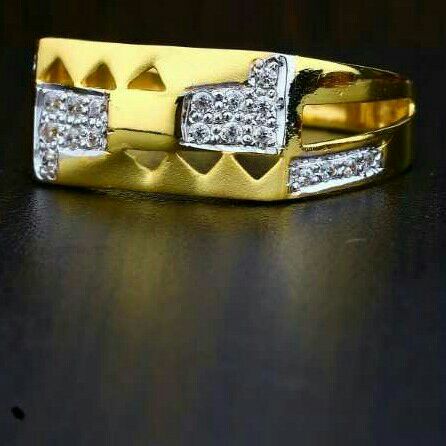 22ct Daily Were Cz Gents Ring