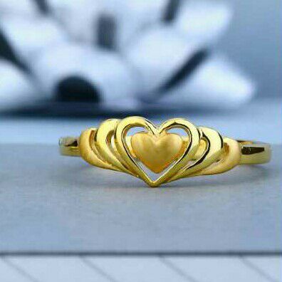 22ct plain casting ring