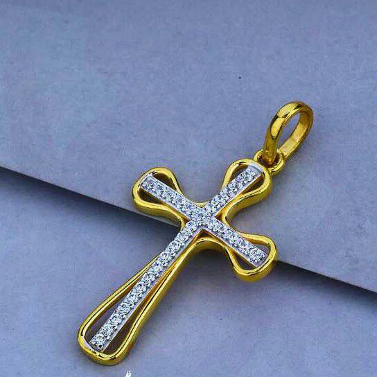 Cz Cross Pendant