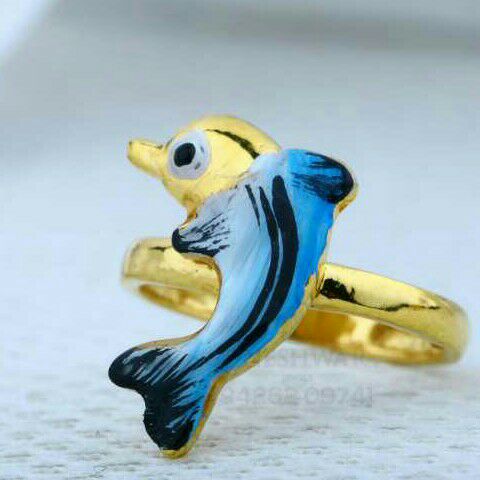 916 Fish Shape Fancy Baccha Ring