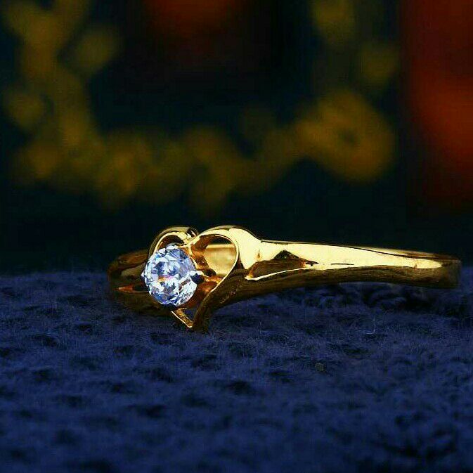 Exclusive Singal Stone Fancy Ladies Ring LRG -0407