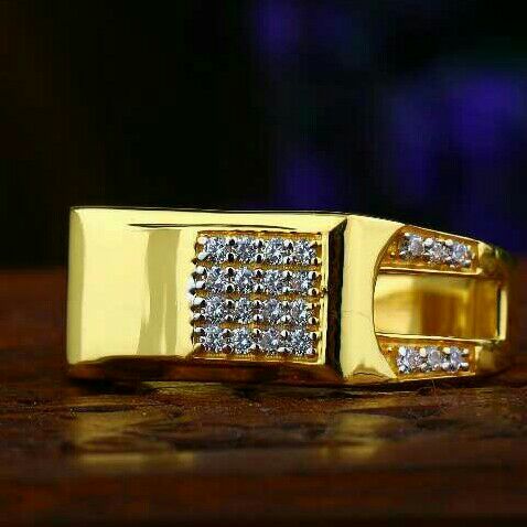 Cz Casting Gents Ring 916