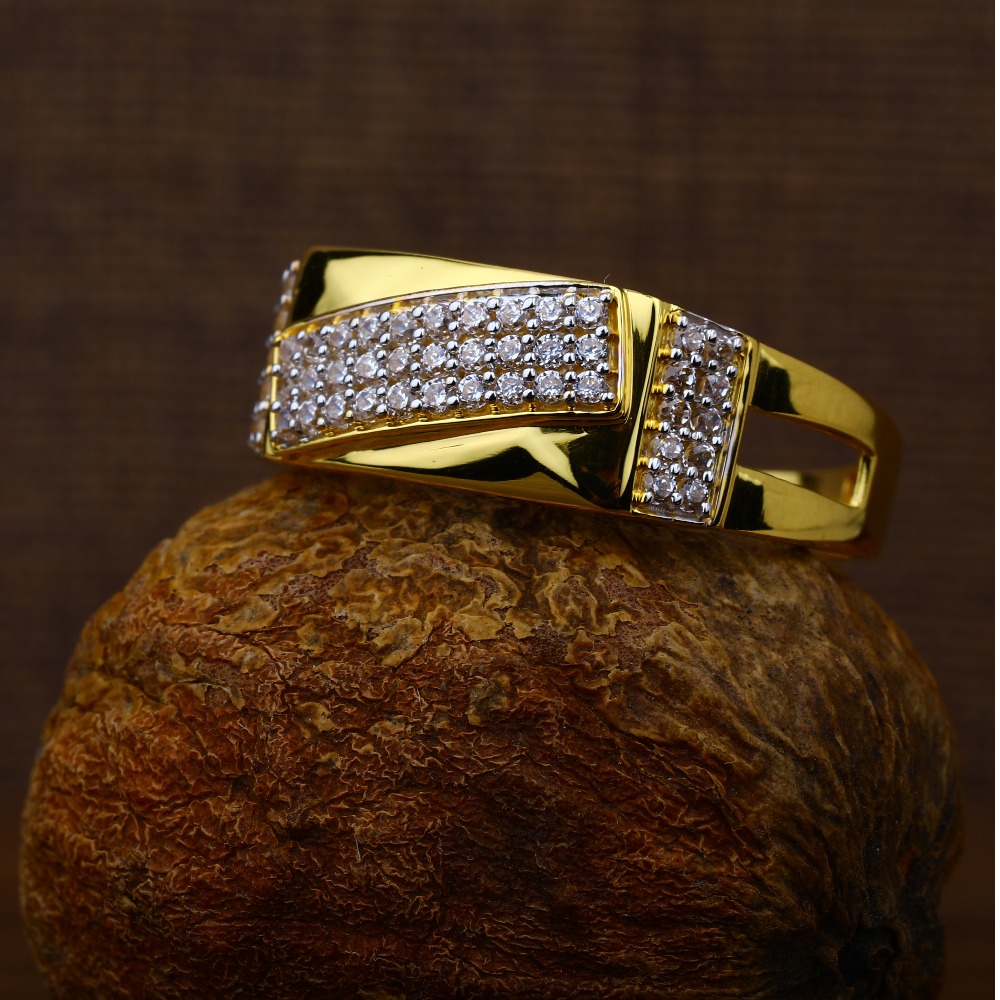 cZ gents ring